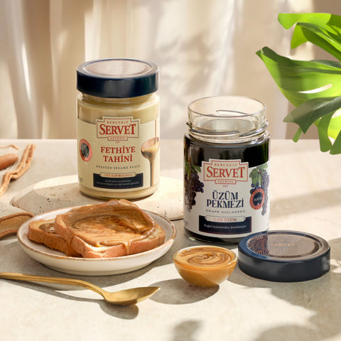 Servet Tahini 300g + Üzüm Pekmezi 400g