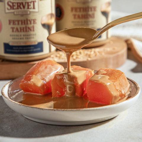 Double Roasted Fresh Servet Tahini - 300g Pack of 3